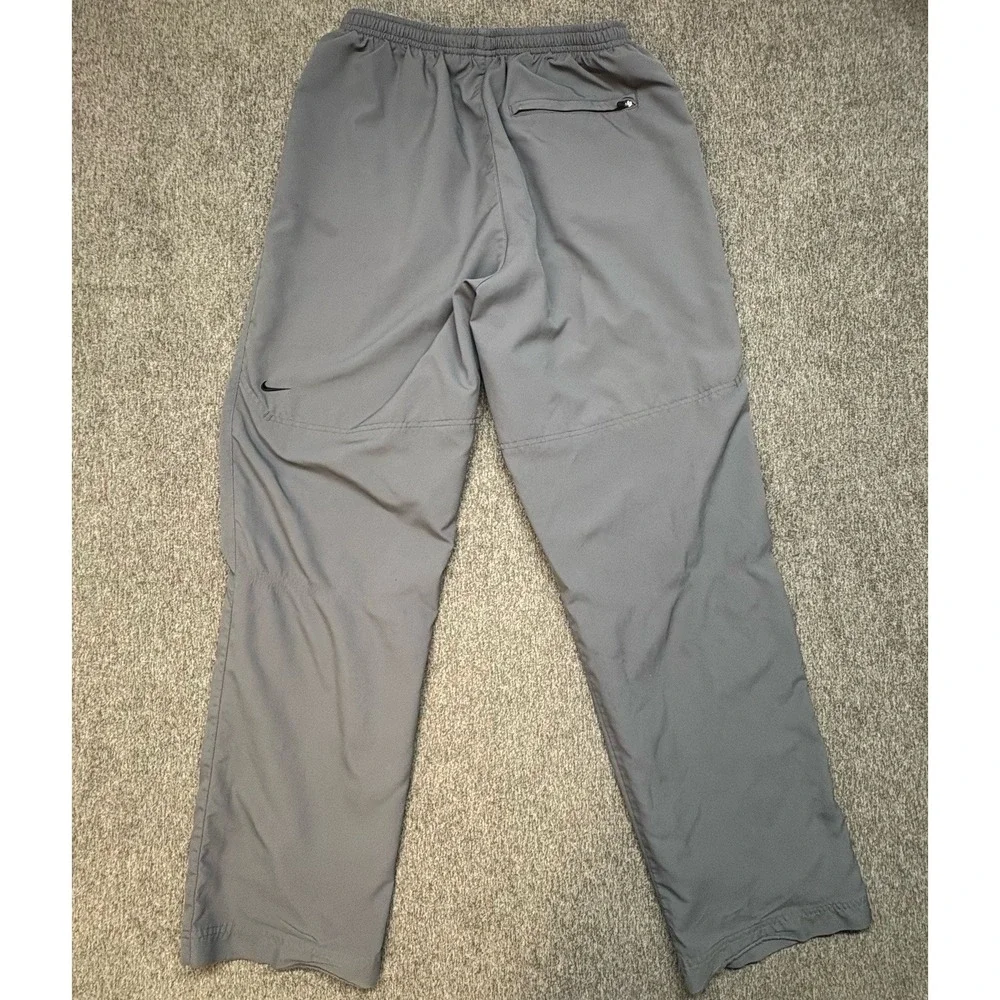 Nike‎ Team Windbreaker Track Pants Mens XL Gray Woven Relaxed Baggy 138942